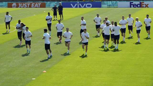 Sesi Latihan jelang Euro 2020 Italia Vs Swiss
