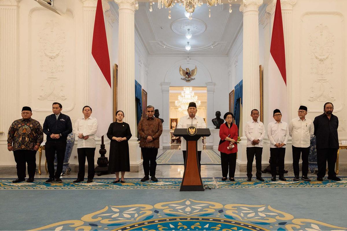 FOTO: Presiden  Prabowo Tegaskan Larangan Aksi Anarkis, Sepakati Pemangkasan Tunjangan DPR