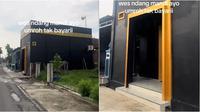 Viral video penampakan rumah punya desain mirip Ka'bah. (Sumber: TikTok/@najwayuann_)