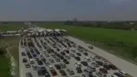 H-2 Lebaran, Volume Kendaraan di Tol Pejagan Meningkat Signifikan