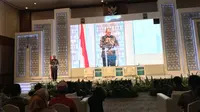 Deputi Gubernur Bank Indonesia (BI), Dody Budi Waluyo dalam pembukaan forum 5th International Islamic Monetary Economics and Finance Conference (IIMEFC) 2019.