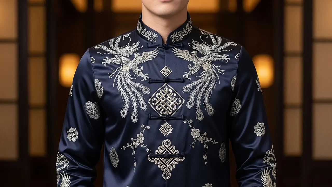 Cheongsam Pria (Gemini AI)