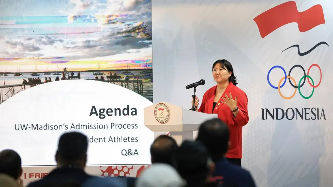 KOI menggelar diskusi bertajuk “Unlocking Opportunities: Exploring U.S. Education System for Indonesian Student Athletes” di Menara Olahraga Senayan, Jakarta Pusat.