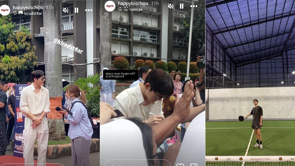 Aneka Gebrakan Ji Chang Wook Saat Kunjungi di Indonesia, Termasuk Main Padel dan Belusukan ke SMA