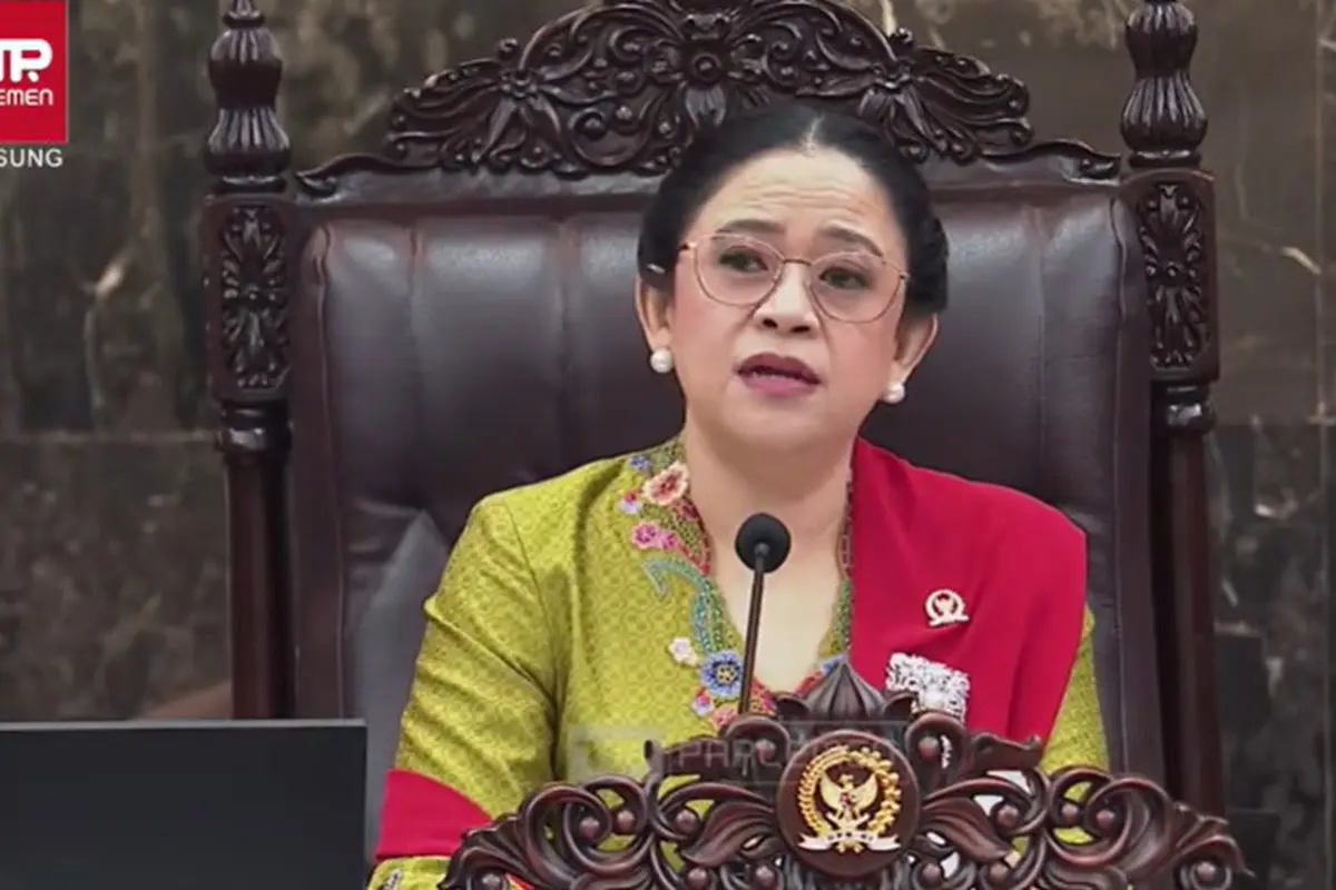 Ketua DPR Puan Maharani pidato di Sidang MPR/DPR/DPD