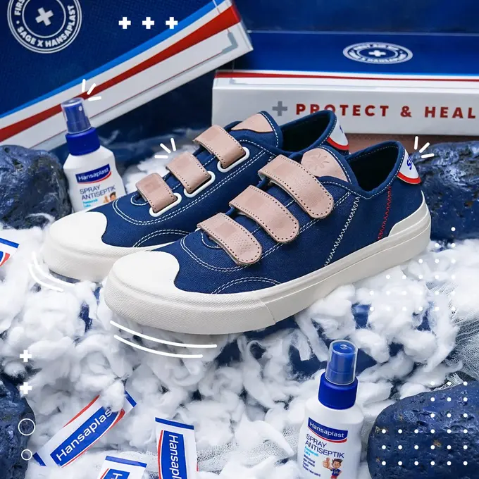 Koleksi kolaborasi Sage Footwear X Hansaplast
