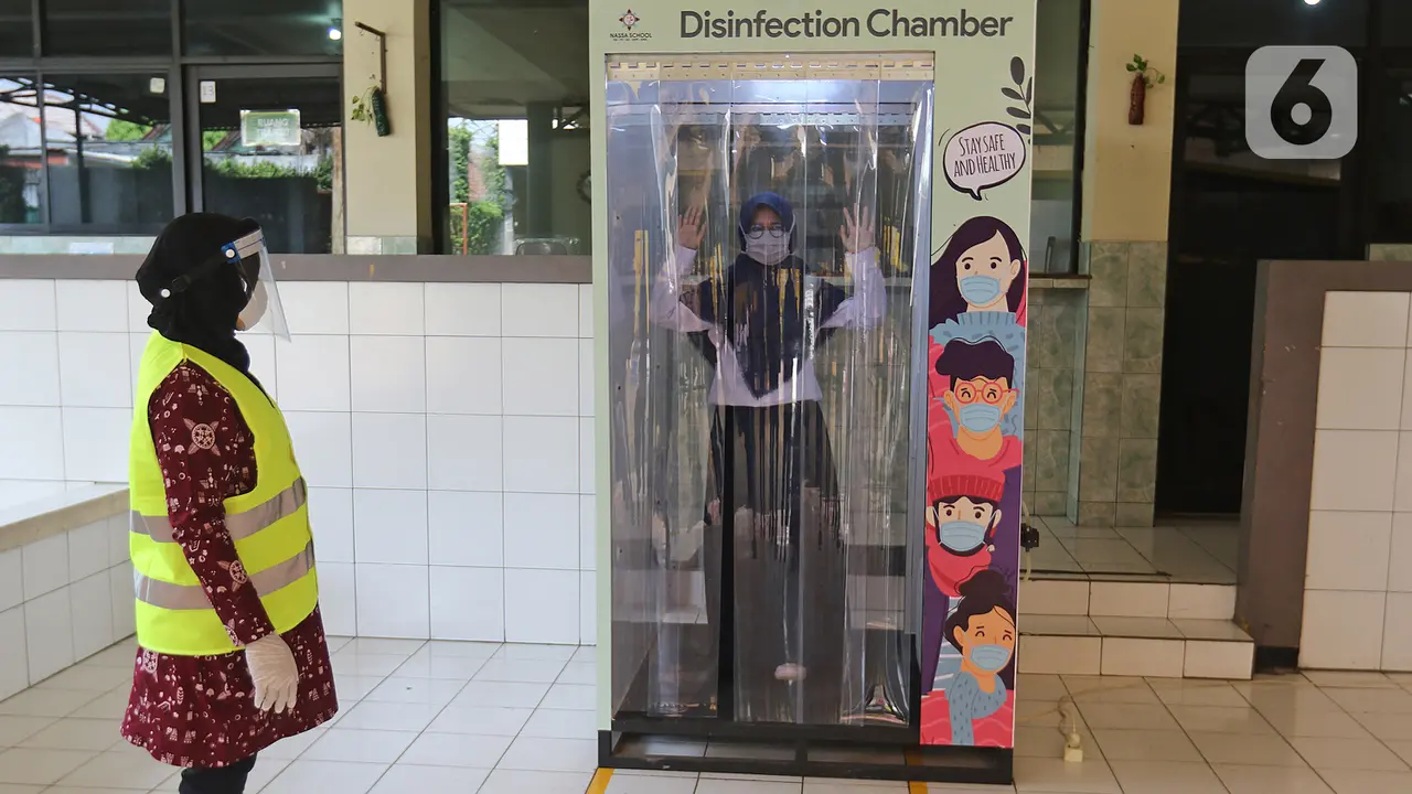 FOTO: Simulasi Sekolah Menuju Kenormalan Baru