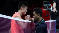 Tommy Sugiarto gagal menjadi juara di turnamen Denmark Terbuka 2015 setelah kalah dari unggulan pertama asal Tiongkok, Chen Long.