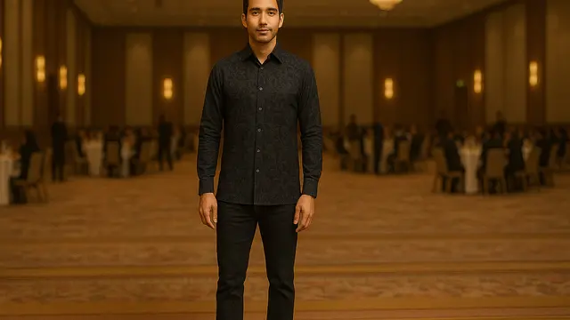 Model Kemeja Pria Kombinasi Batik