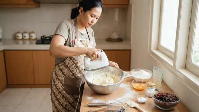 Membuat Kue Kering Kismis