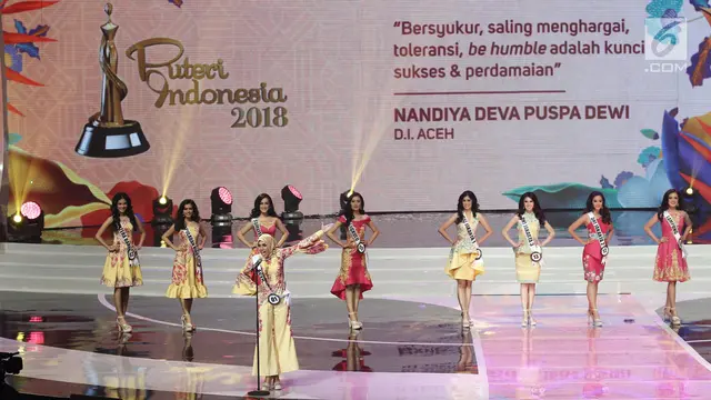 Malam Puncak Puteri Indonesia 2018