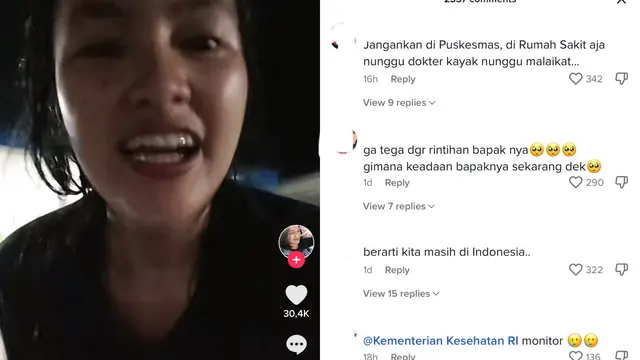 Viral Luapan Emosi Anak Tak Ada Dokter di Puskesmas Negeri Lama, Sumatera Utara Tangani Ayahnya