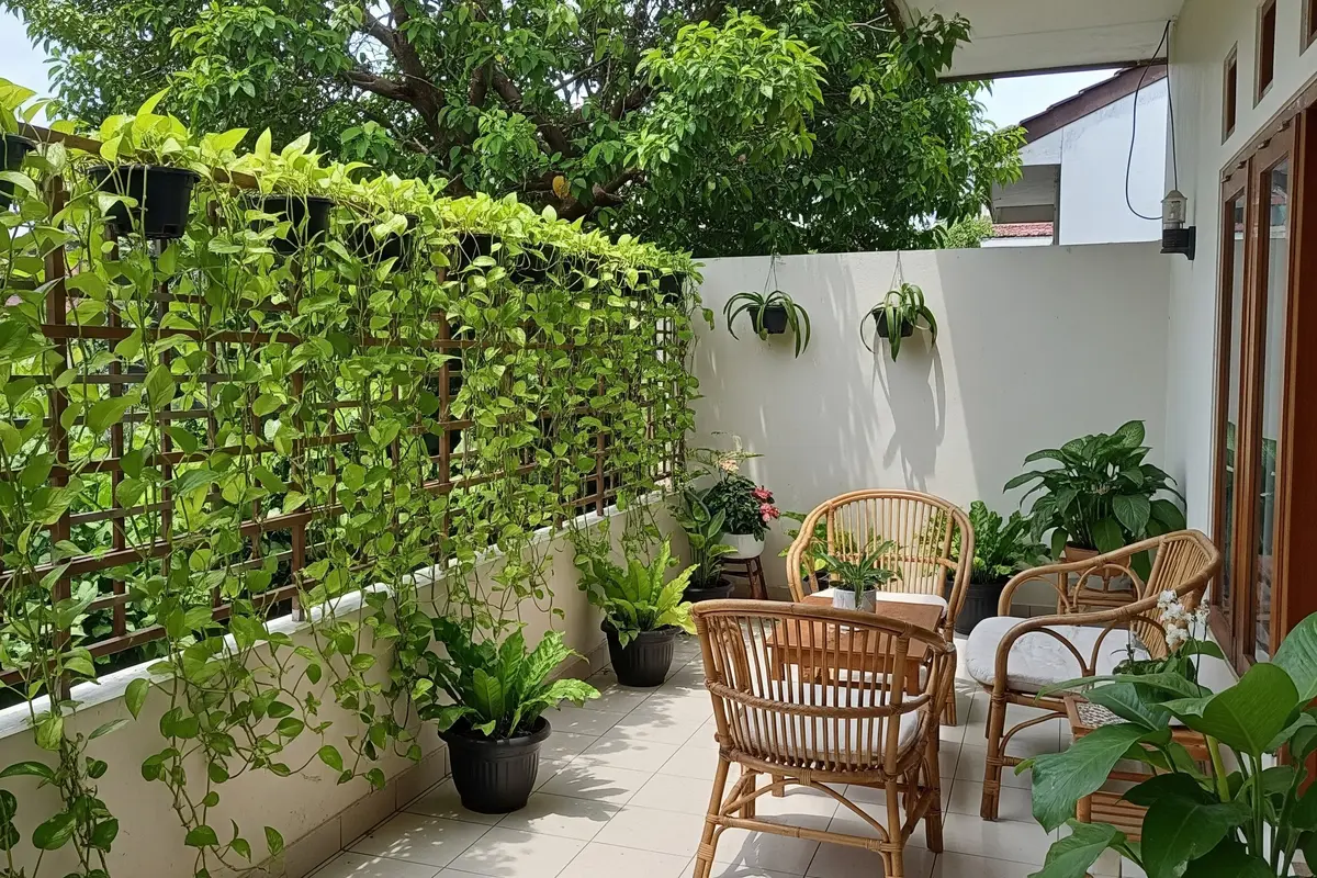 Ide Pagar Rumah Sekaligus Vertical Garden