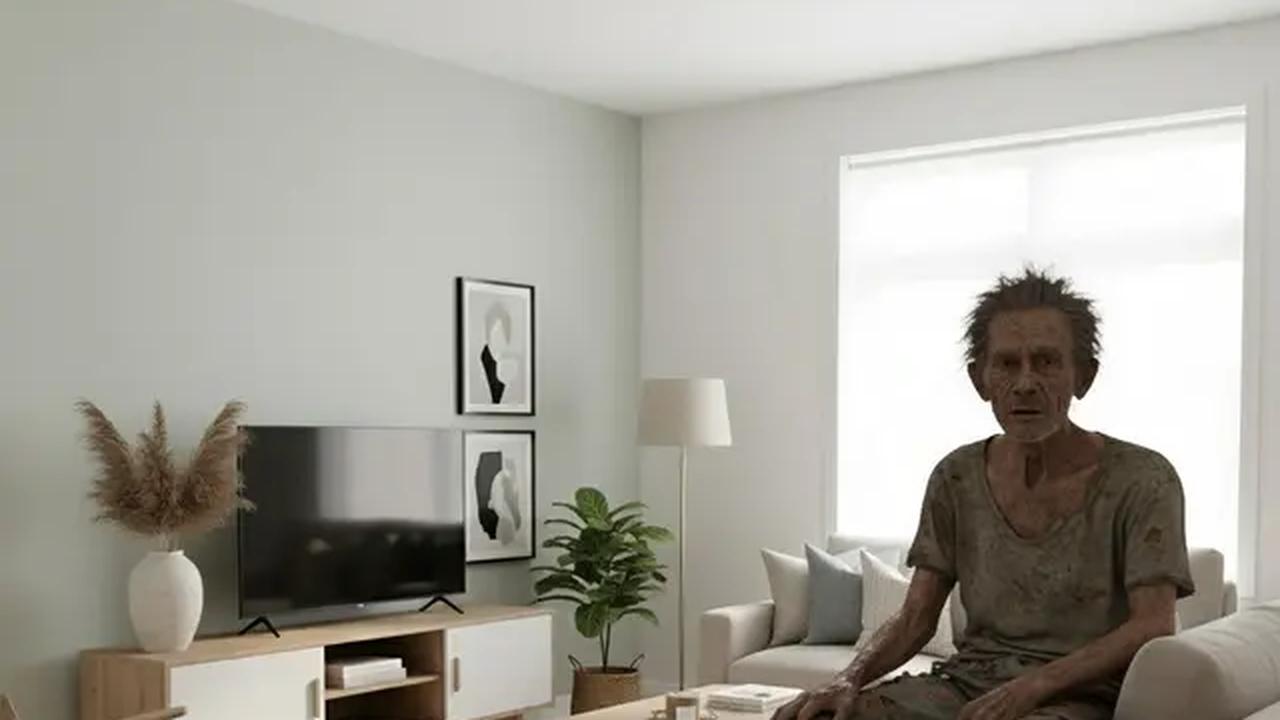 Cara Bikin Foto Prank Bapak-bapak Gelandangan Masuk Rumah (created by AI)