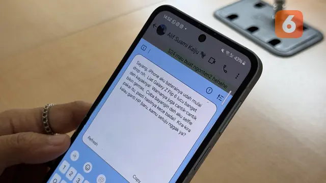 Fitur AI Composer di Galaxy Z Fold6 dan Z Flip6