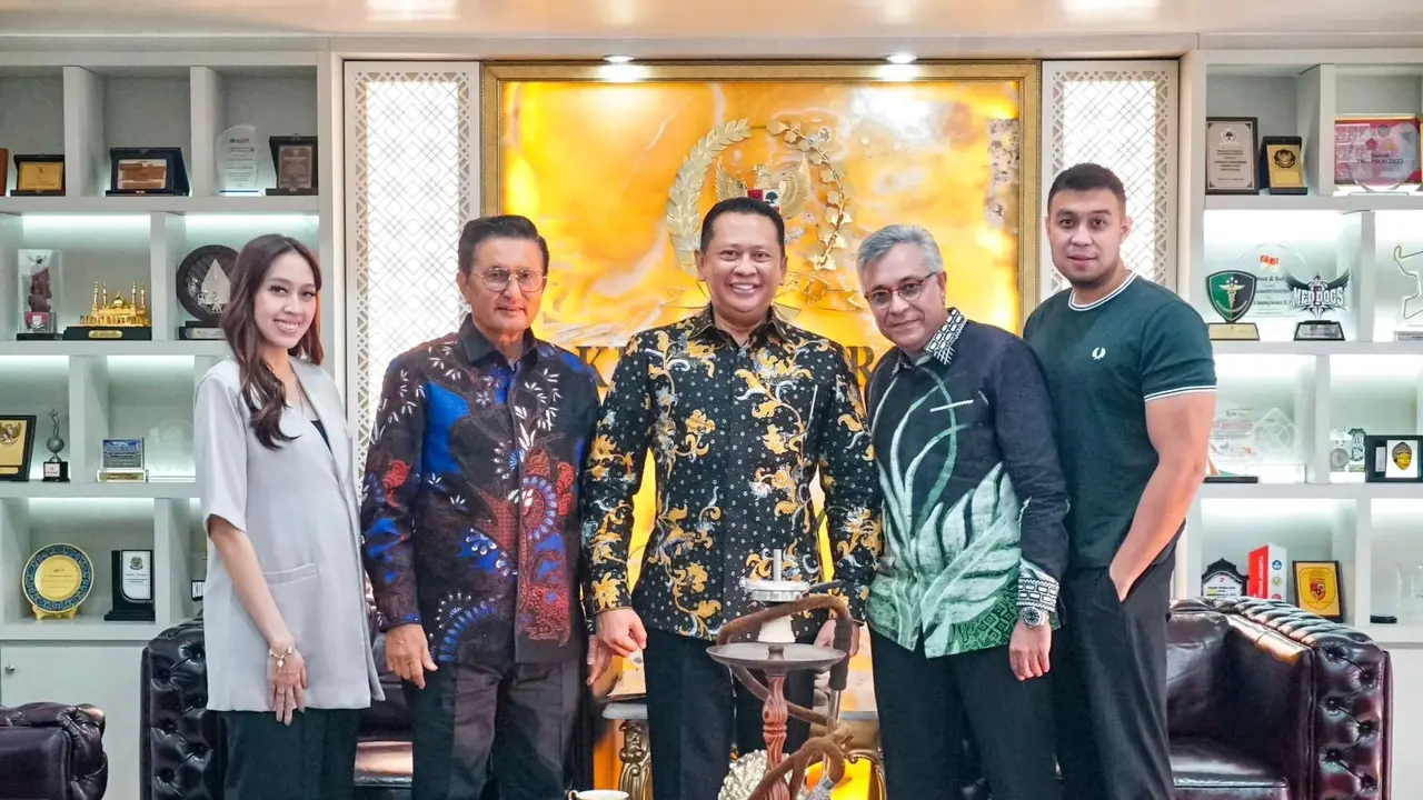 Bamsoet dan Fadel Muhammad Ketemu Promotor Konser Coldplay - Ed Sheeran