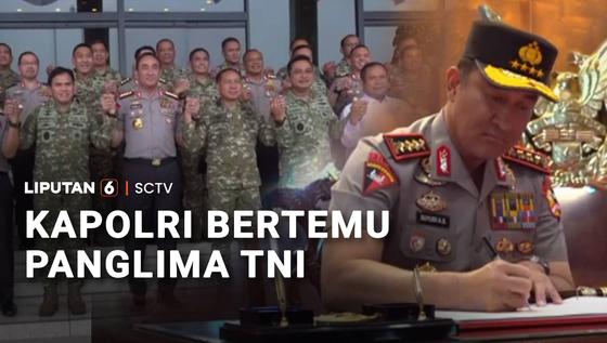 Kapolri Suyudi Ario Seto Temui Panglima TNI, Perkuat Sinergi Keamanan