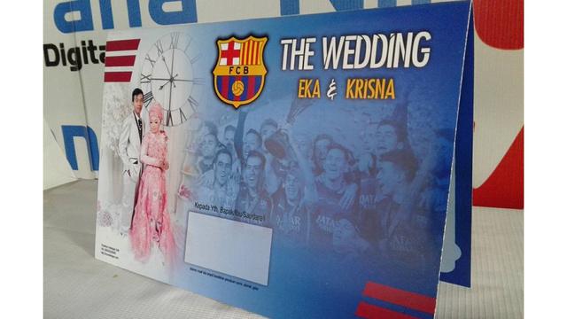 6 Undangan Nikah Tema Sepak Bola Ini Kreatif Sekaligus Kocak