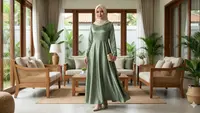 7 Model Gamis Terbaru Bahan Silk, Tampilan Mewah dan Nyaman untuk Berbagai Acara