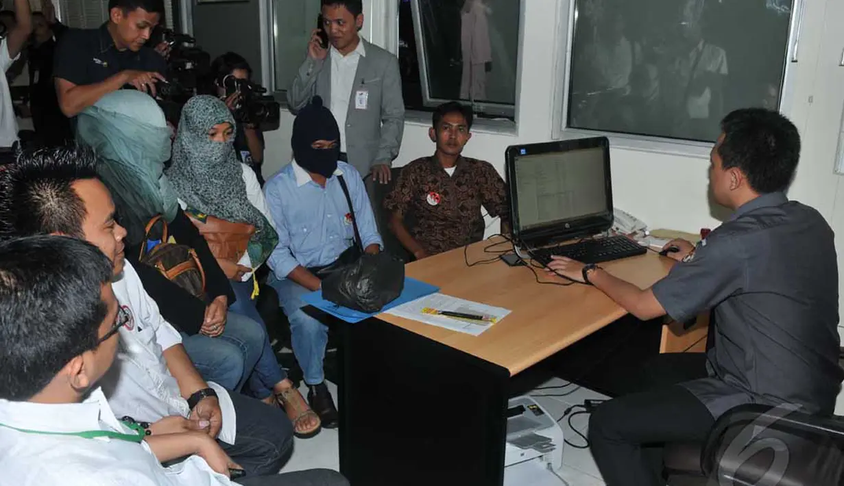 Direktur Saiful Mujani Research and Consulting (SMRC) Saiful Mujani dilaporkan karena diduga melakukan kampanye hitam saat kegiatan Silaturahmi Pemuda dan Masyarakat Cinangka, Banten, Rabu (11/06/2014) (Liputan6.com/Johan Tallo) 