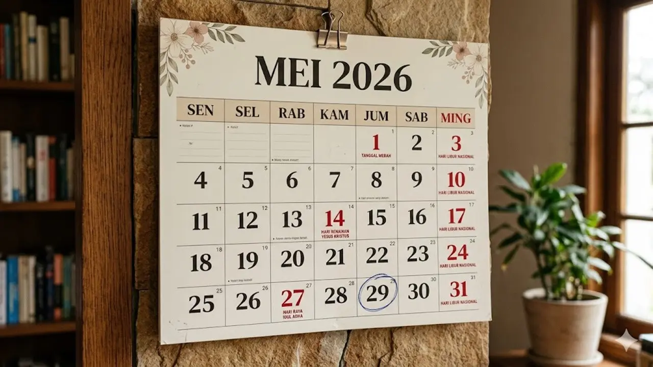 Kalender Mei 2026