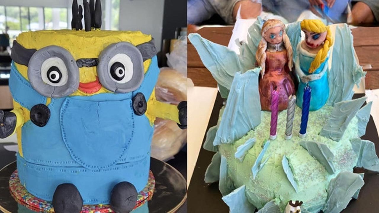 10 Potret Realita saat Pesan Kue Karakter Ini Bikin Gigit Jari