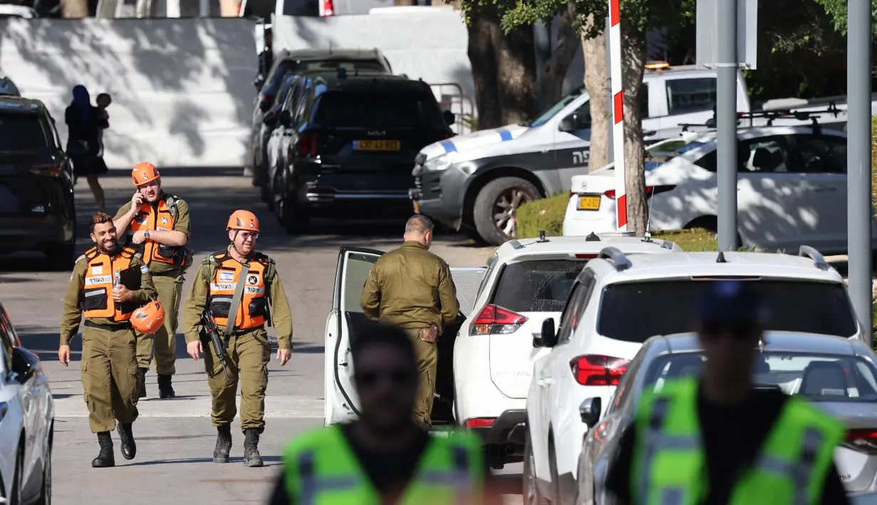 Belum dapat diketahui secara pasti apakah bangunan yang dilaporkan militer Israel tersebut adalah kediaman pribadi Netanyahu. (Jack GUEZ/AFP)