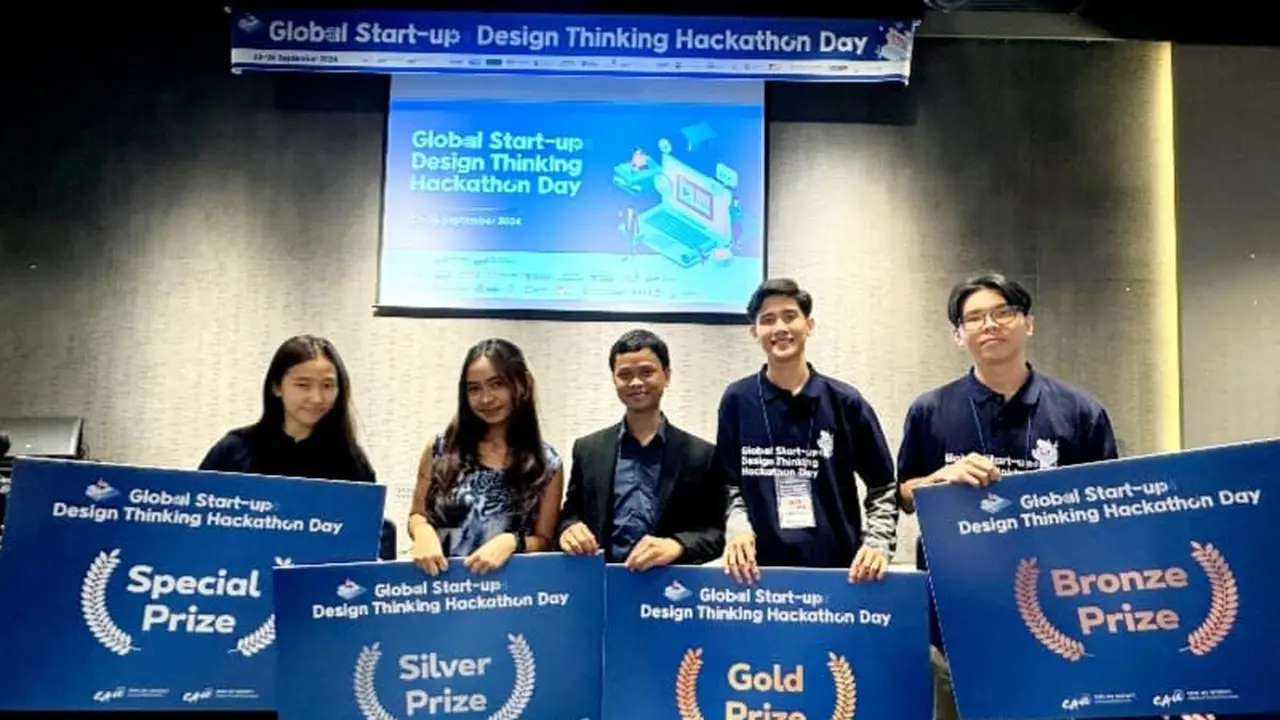 4 Mahasiswa Presiden Raih Prestasi di Ajang Startup Global di Korea