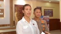 Kanit PPA Satreskrim Polres Jaksel, AKP Citra Ayu dan Kasi Humas Polres Metro Jakarta Selatan, Kompol Murodih. (Foto: Instagram @polisijaksel).