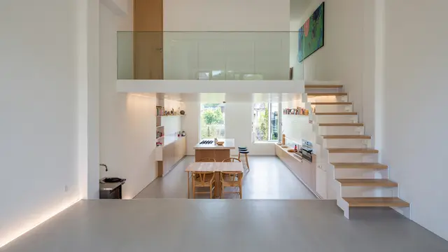 Inspirasi Rumah 4×3 Minimalis Mezzanine Hemat Biaya di 2025/Ilustrasi gambar AI
