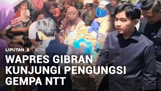 Wapres Gibran Kunjungi Pengungsi Gempa NTT