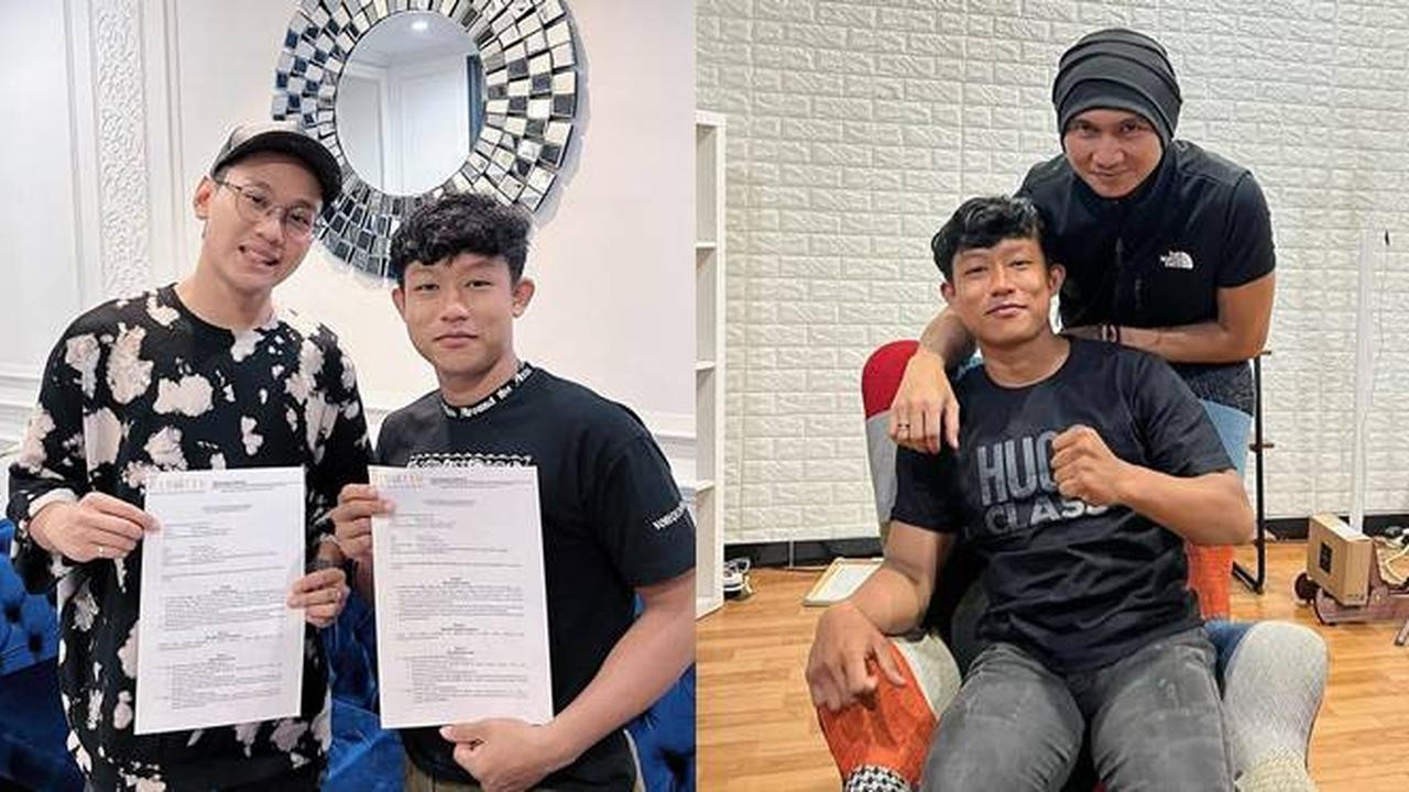 Gabung Bareng Indra Kenz, Ini 7 Potret Paris Pernandes Rekaman Lagu #SalamdariBinjai