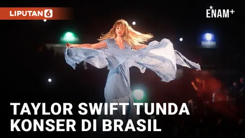 VIDEO: Taylor Swift Tunda Konser di Brasil karena Suhu Panas Ekstrem dan 1 Fans Meninggal Dunia