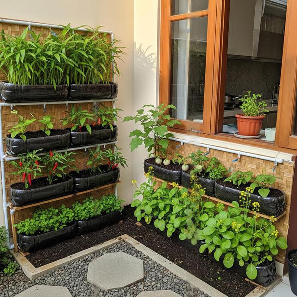 7 Cara Membuat Kebun Sayur Dekat Dapur agar Panen Rutin Setiap Minggu