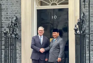 Presiden Prabowo Subianto menemui Perdana Menteri (PM) Inggris, Keir Starmer di 10 Downing Street, London, Selasa (20/1/2026).