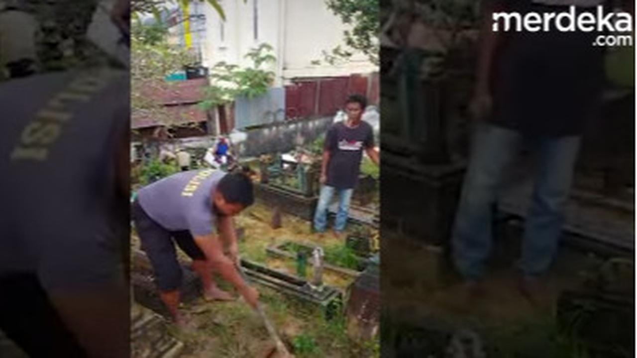 Sosok Polisi Baik Bripka Joko  Pahlawan Warga Miskin, Rela Jadi Tukang Gali Kubur Gratis