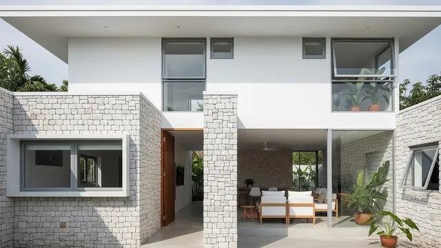 Model Rumah 6x12 Agar Tidak Panas Tanpa AC dengan Ventilasi Silang (Image by Gemini AI)