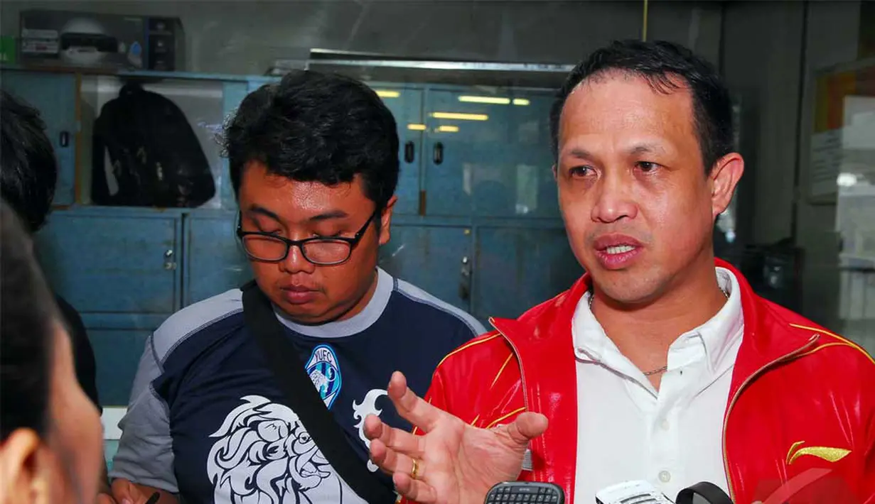 Kepala Bidang Pembinaan dan Prestasi PBSI, Rexy Mainaky pun menilai saat ini tim Thomas dan Uber Indonesia membutuhkan sosok pemain 'fighter', Jakarta, Selasa (27/5/2014)(Liputan6.com/Miftahul Hayat).