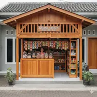 Ide Desain Warung Sembako Hemat Biaya Modal Kecil (Image by Gemini AI)