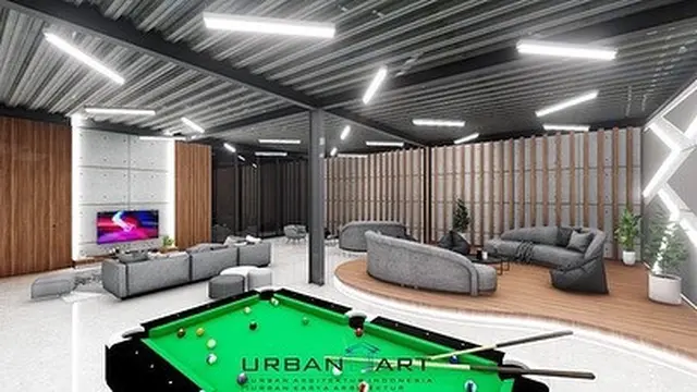 7 Desain Kantor Baru Atta Halilintar, Punya Desain yang Moderen