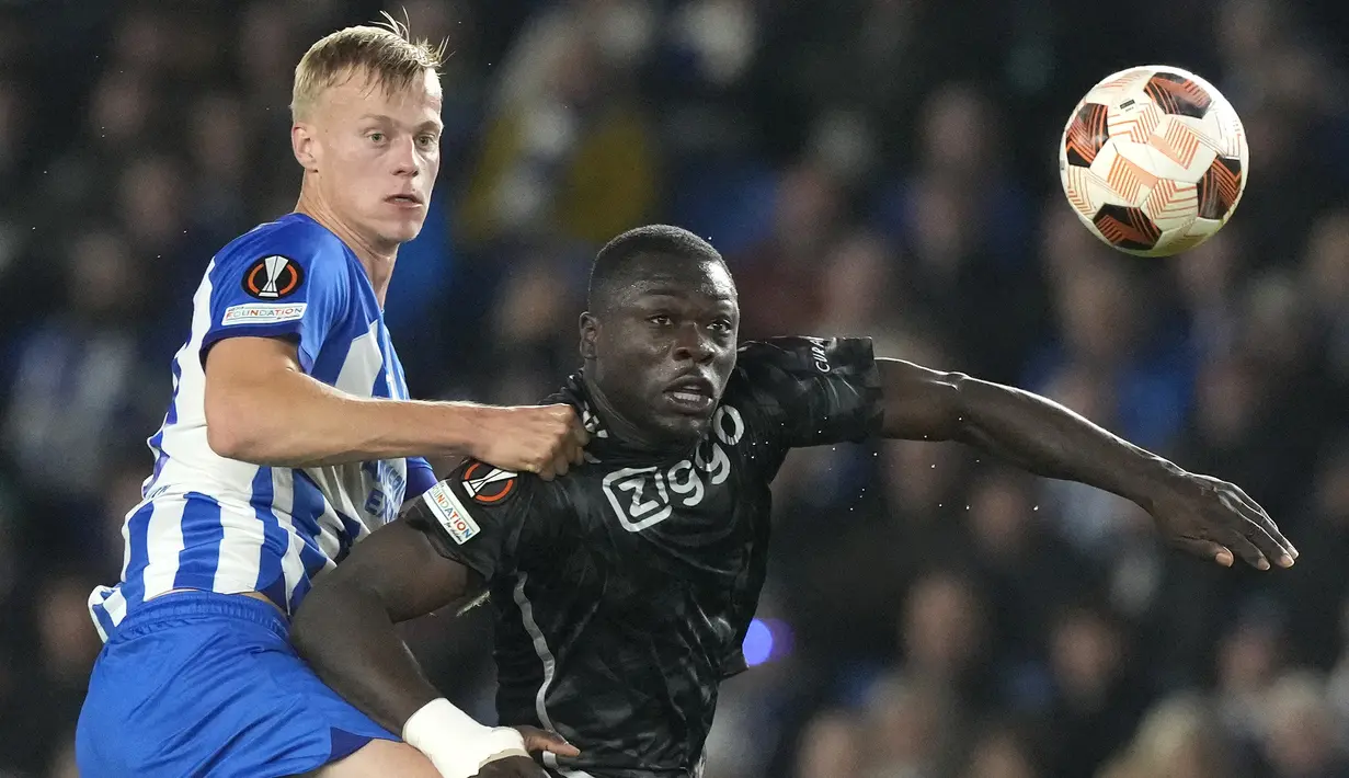Ini jadi kemenangan perdana Brighton di kompetisi Eropa. (AP Photo/Frank Augstein)