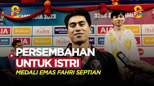 VIDEO: Fahry Septian Putratama Sebut Medali Emas SEA Games 2023 Dipersembahkan untuk Sang Istri