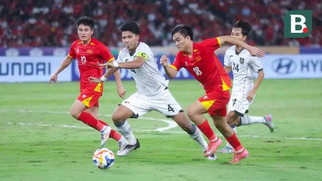  Melihat Perjuangan Pemain Timnas Indonesia U-23 saat Menghalau Serangan Vietnam
