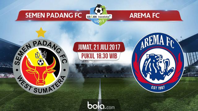 Semen Padang FC Vs Arema FC (Bola.com/Adreanus Titus)