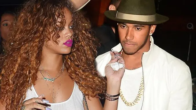 Rihanna dan Lewis Hamilton