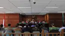 Sebanyak 13 orang saksi dihadirkan dalam sidang lanjutan dengan terdakwa  mantan Kepala Dinas Perhubungan DKI Jakarta, Udar Pristono, Pengadilan Tipikor, Jakarta, Senin (15/6/2015). (Liputan6.com/Helmi Afandi)