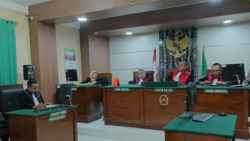 Sidang putusan Sujoko di PN Tuban. (Istimewa)