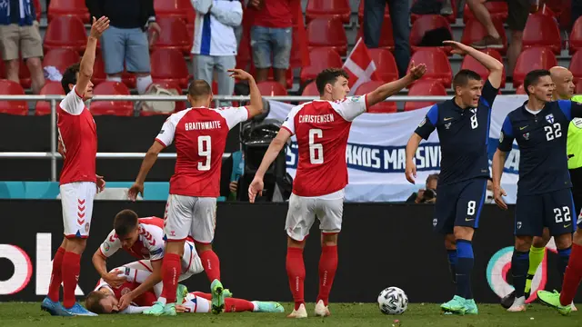 Momen Christian Eriksen Kolaps