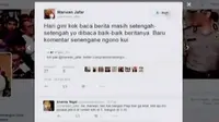 Gus Jari yang sebelumnya mengaku sebagai Nabi Isa menyatakan bersedia bertobat, hingga pertengkaran Marwan Djafar dengan Pramono Anung.