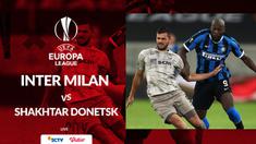 Berita motoin grafis statistik Inter Milan vs Shakhtar Donetsk pada semifinal Liga Europa 2019-2020, Selasa (18/8/2020).